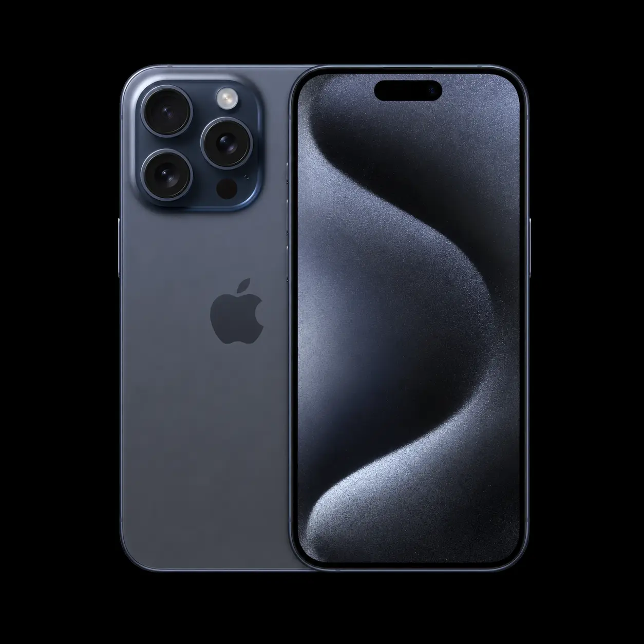 iPhone 15 Pro sur fond noir – réparation chez MrTechRepair à Fribourg