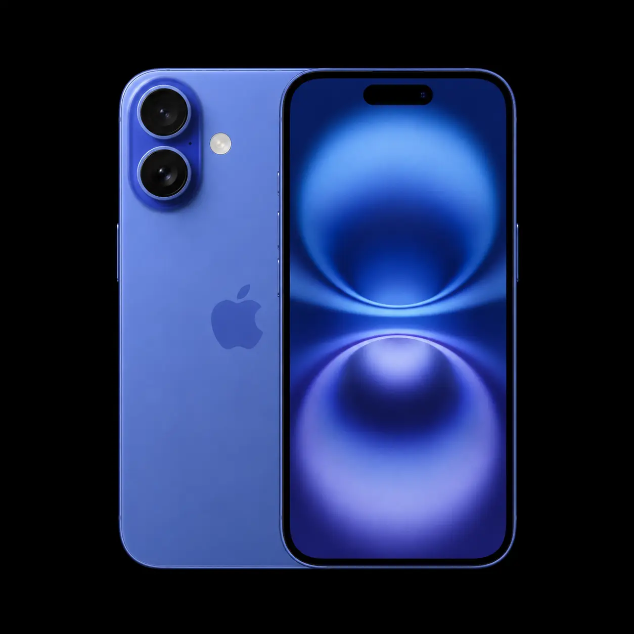 iPhone 16 Plus sur fond noir – réparation chez MrTechRepair à Fribourg