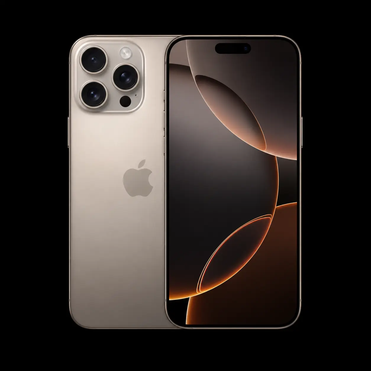 iPhone 16 Pro sur fond noir – réparation chez MrTechRepair à Fribourg