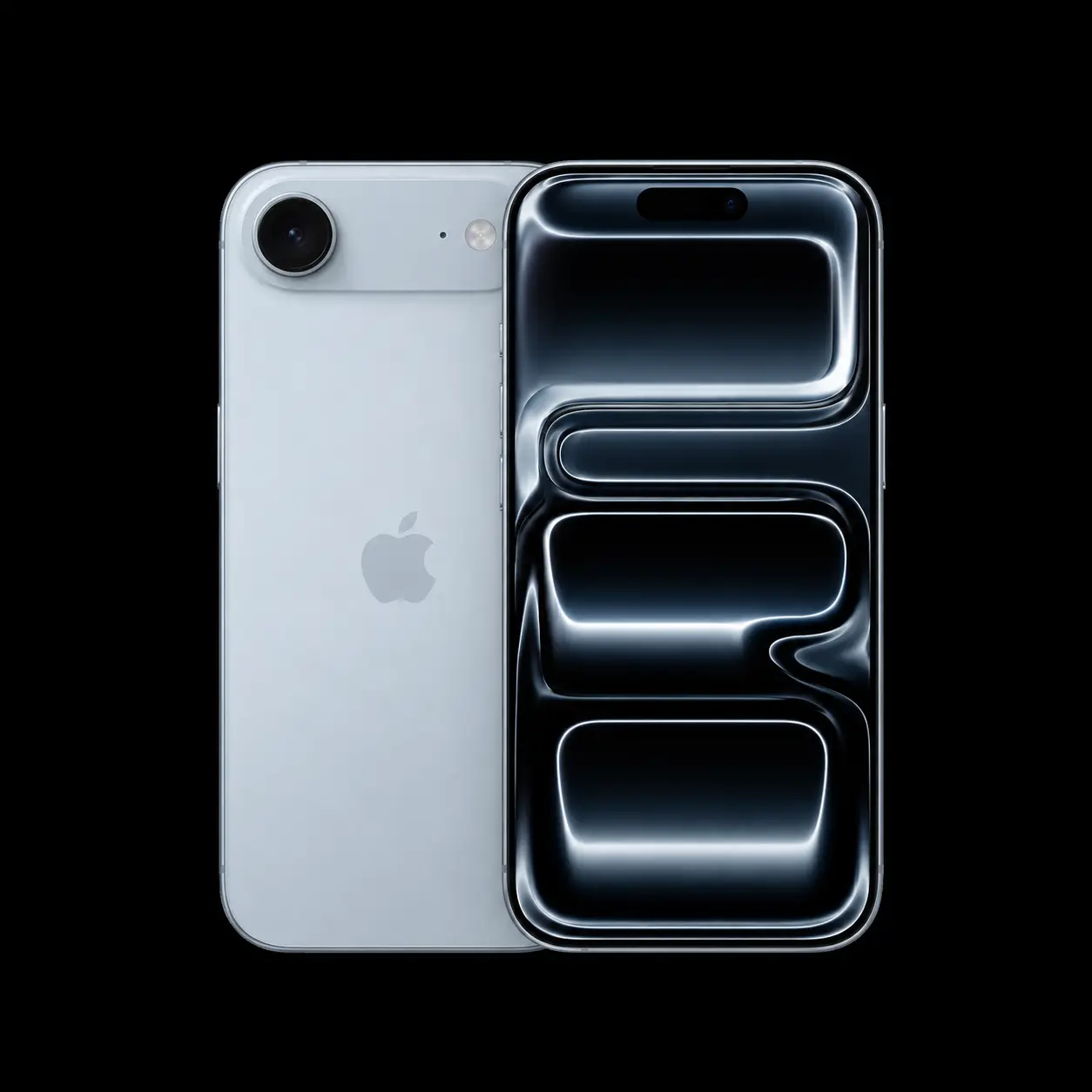 iPhone 17 Air sur fond noir – réparation chez MrTechRepair à Fribourg