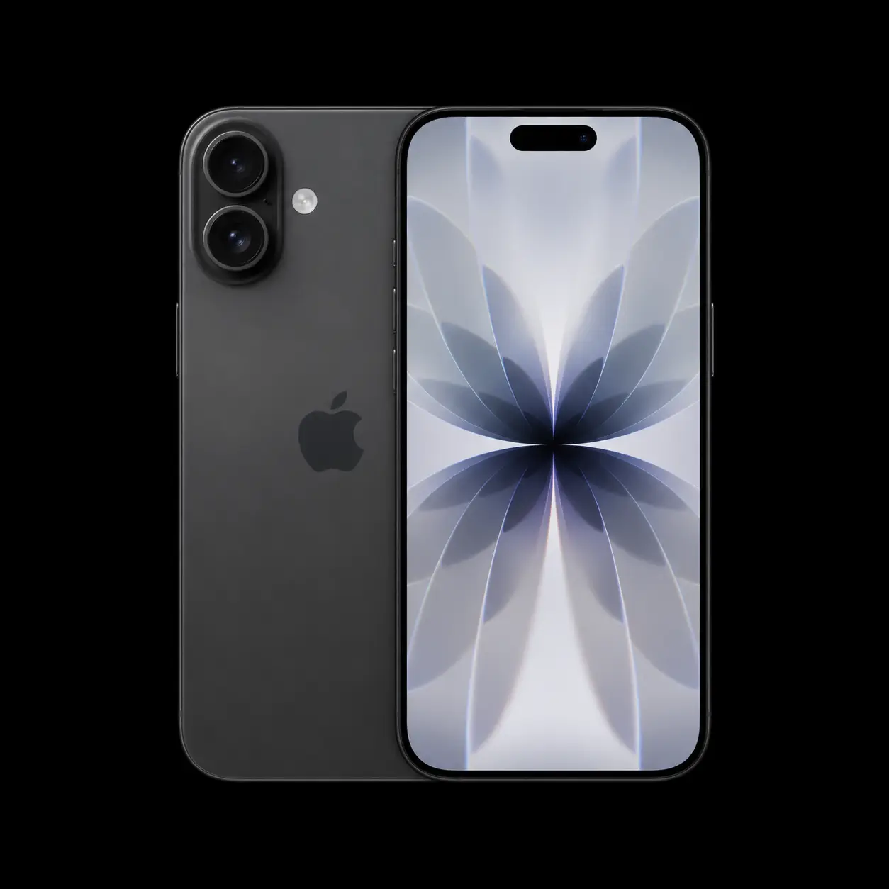 iPhone 17 bleu sur fond noir – réparation chez MrTechRepair à Fribourg